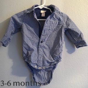 Baby boys button up.
